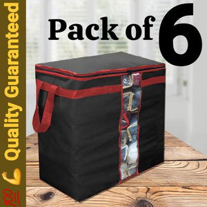 Dustproof Storage Bags, Pack Of 6