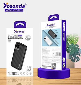 Fast Charging Portable Power Bank - 10000 mAh - 1 Pcs, 22.5 W