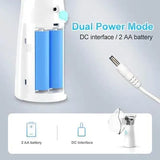 Portable Mesh Nebulizer Machine for Kids & Adults | Silent Electric & Cell Operated Inhaler for Asthma, Cough & Cold Relief | Handheld Mini Nebulizer for Home, Travel & Hospital Use