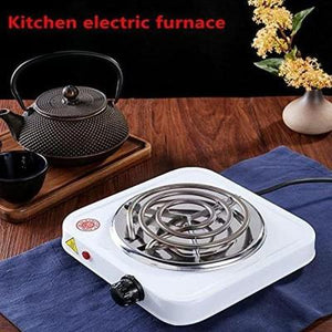 Portable Electric Hot Plate - 1 Pc Stainless Steel Cooktop for Quick Meals